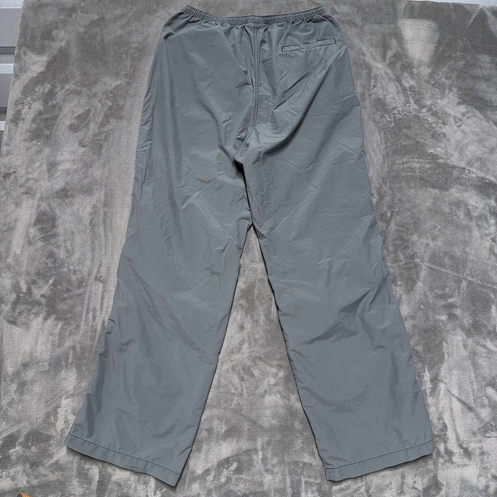 Vtg Express Track Pants Womens L Gray Roll Up Hiking Drawcord Gorp Tech Y2K 90s - Picture 3 of 13
